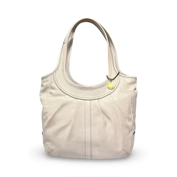 Coach Off White Vachetta Leather Ergo Hobo Shoulder Bag - Picture 1 of 9